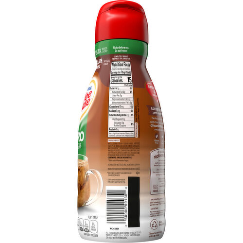 Coffee-Mate Creamer, Non-Dairy, Zero Sugar, Chocolate Caramel