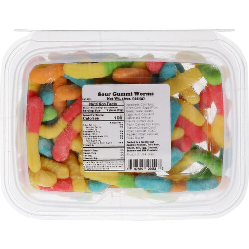 First Street Gummi Worms, Sour