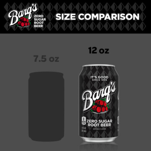 Barq's  Sugar Root Beer Soda Soft Drink