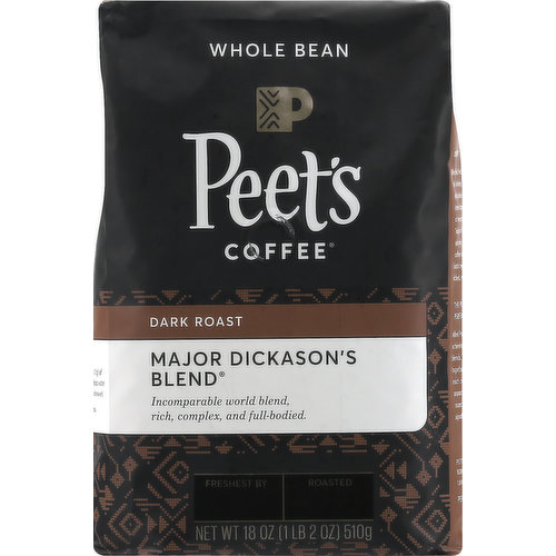 Peet's Major Dickason's Blend® Dark Roast Coffee, A Peetnik Favorite