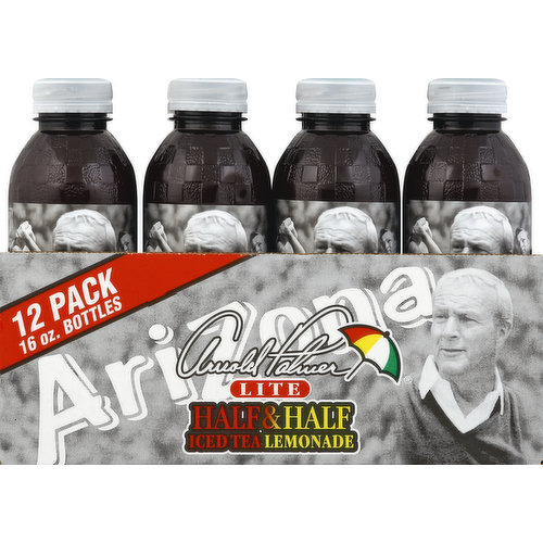 AriZona Half & Half, Iced Tea Lemonade, Lite, 12 Pack