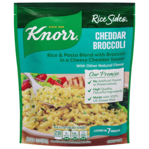 Knorr Rice & Pasta Blend, Cheddar Broccoli