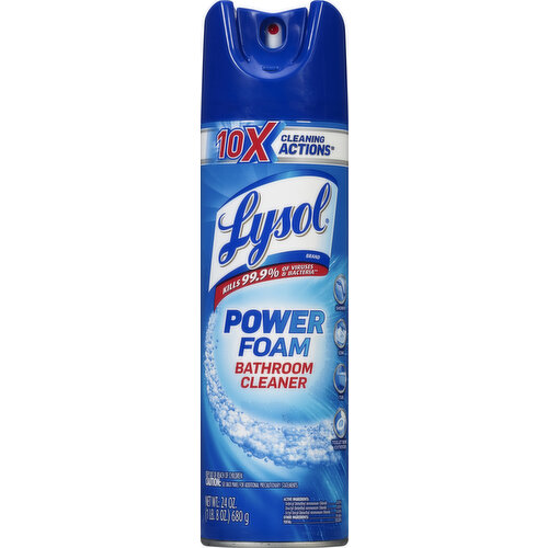 Lysol Bathroom Cleaner, Power Foam