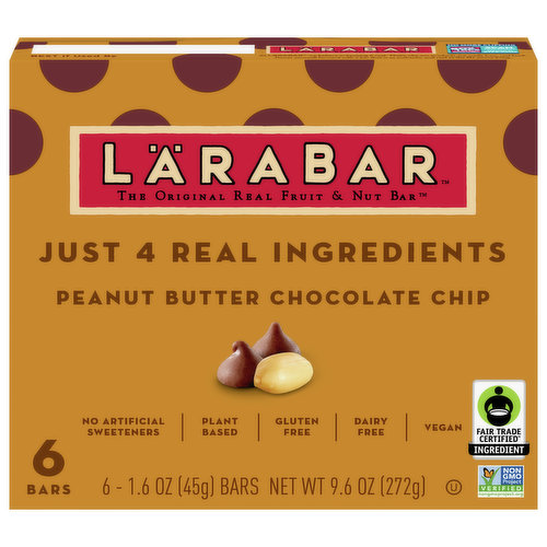 Larabar Fruit & Nut Bar, Peanut Butter Chocolate Chip