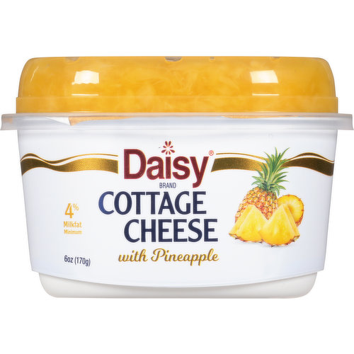 Daisy Cottage Cheese, with Pineapple, 4% Milkfat Minimum