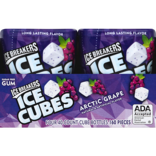 Ice Breakers Gum, Sugar Free, Arctic Grape