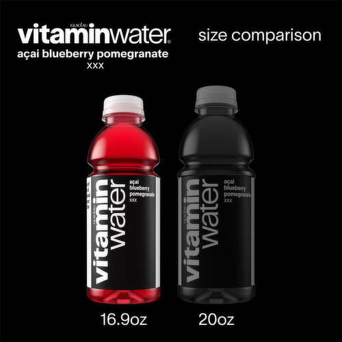 vitaminwater xxx Acai Blueberry Pomegranate Nutrient Enhanced Flavored Water Beverage