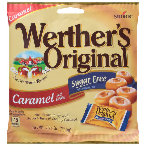 Werther's Original Hard Candies, Sugar Free, Caramel