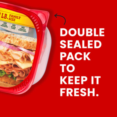 Hillshire Farm Hillshire Farm® Ultra Thin Sliced Deli Lunch Meat, Oven Roasted Turkey Breast and Honey Ham, 16 oz