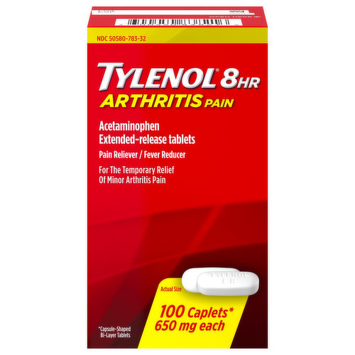 Tylenol Arthritis Pain, 650 mg, Caplets