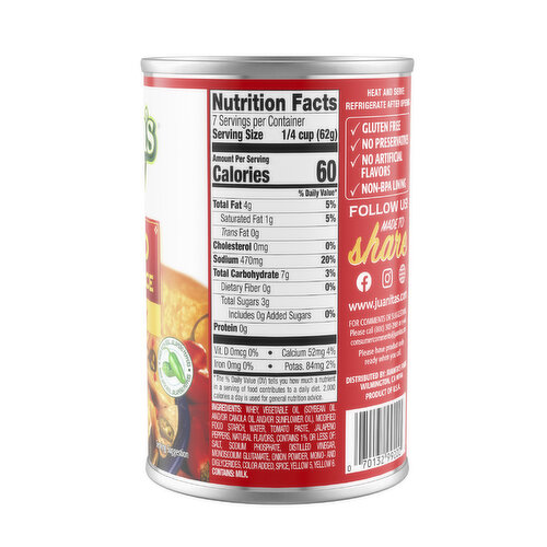 Juanita's Nacho Cheese Sauce Hot & Spicy