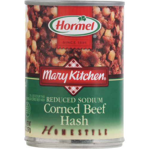 Hormel Corned Beef Hash, Reduced Sodium, Homestyle
