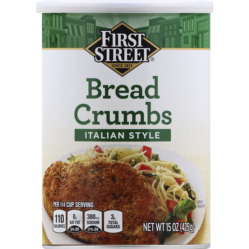 First Street Bread Crumbs, Italian Style