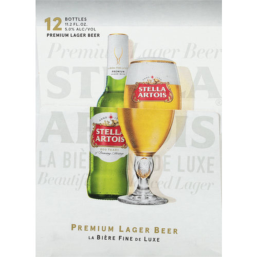 Stella Artois Beer, Lager, Premium