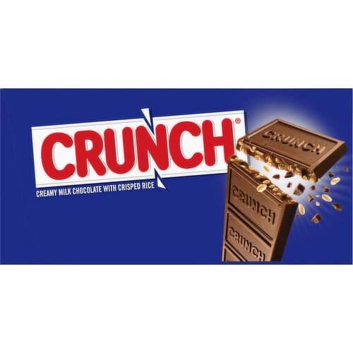 Crunch Creamy Milk Chocolate with Crisped Rice Bars