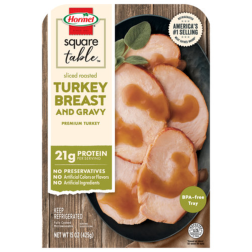 Hormel Turkey Breast & Gravy, Sliced Roasted