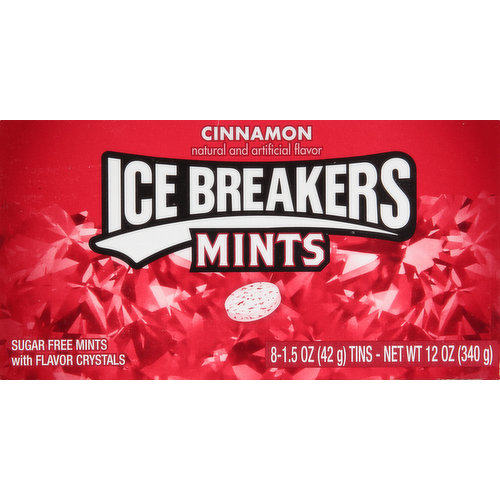 Ice Breakers Mints, Sugar Free, Cinnamon