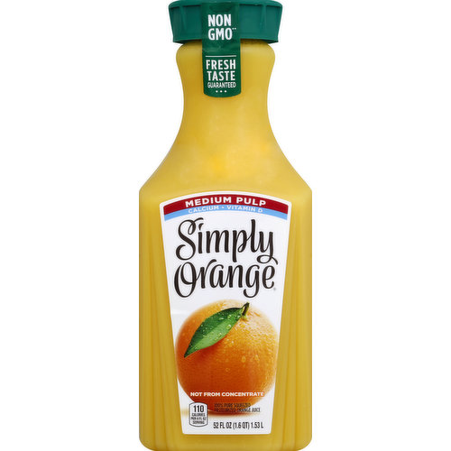 Simply Orange Orange Juice, Medium Pulp