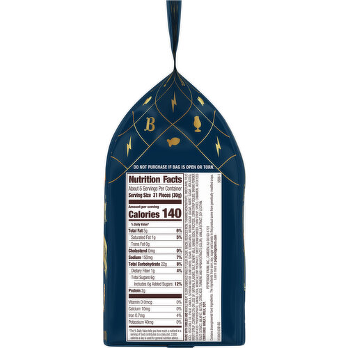 Goldfish Baked Grahams, Butterbeer Butterscotch Flavored, Harry Potter