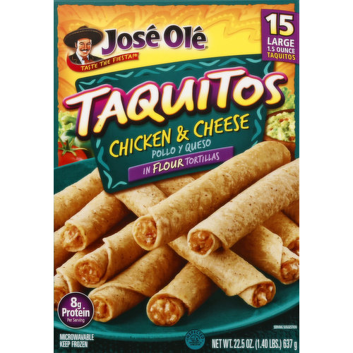 Jose Ole Taquitos, Chicken & Cheese