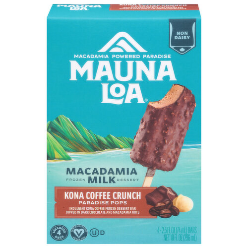 Mauna Loa Paradise Pops, Kona Coffee Crunch