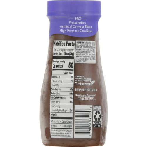 Marzetti Dressing & Marinade, Balsamic Vinaigrette