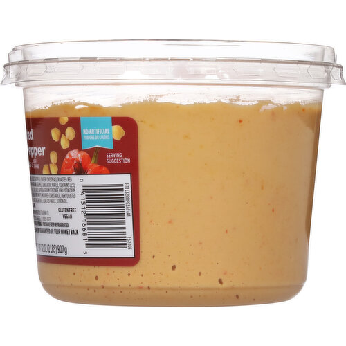 First Street Hummus, with Topping, Roasted Red Pepper