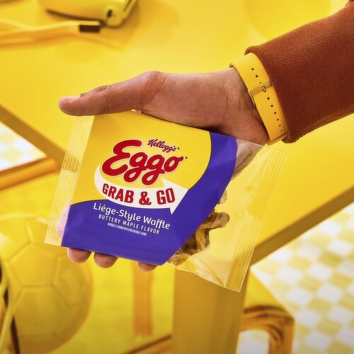 Eggo Frozen Grab & Go Waffles, Buttery Maple