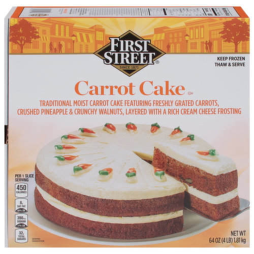 First Street Cake, Carrot
