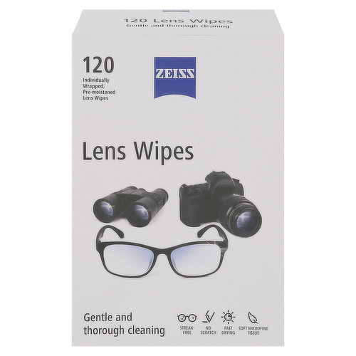 Zeiss Lens Wipes, Pre-Moistened