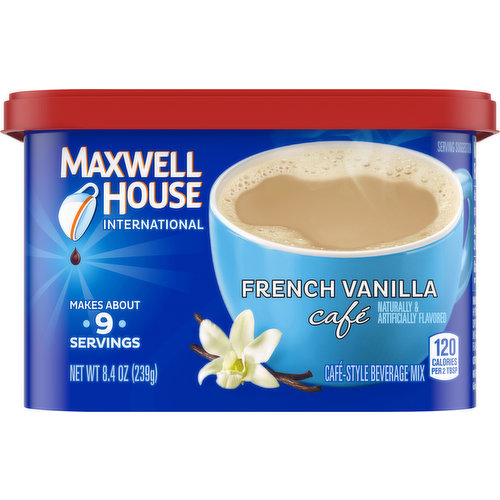 Maxwell House French Vanilla Cafe Beverage Mix