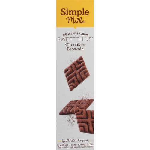 Simple Mills Seed & Nut Flour Chocolate Brownie Sweet Thins
