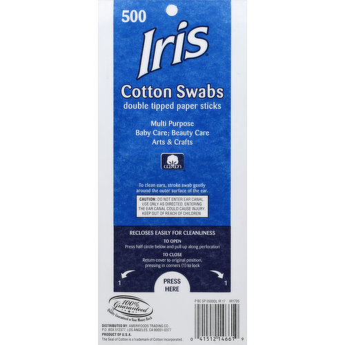 IRIS Cotton Swabs
