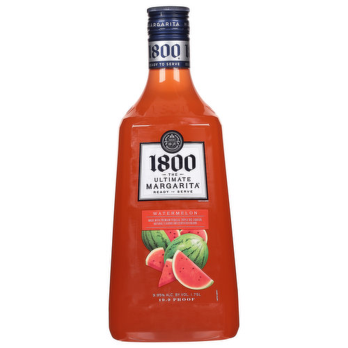 1800 margarita ready to drink, Watermelon, The Ultimate, 1.75 Litre
