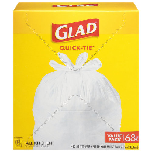 Glad Bags, Tall Kitchen, Value Pack