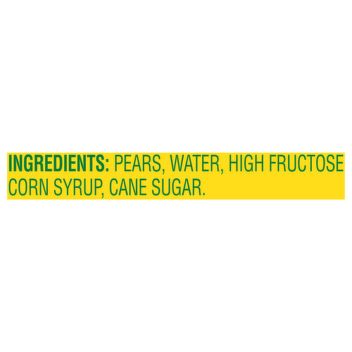 Del Monte Sliced Pears
