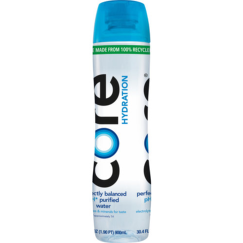 Core Hydration Purified Water, Perfectly Balanced pH