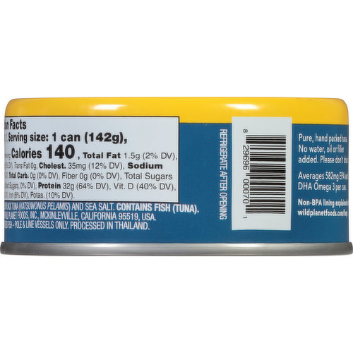 Wild Planet Wild Tuna, Skip Jack