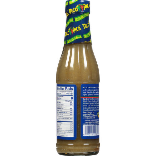 Pico Pica Taco Sauce, Green, Medium