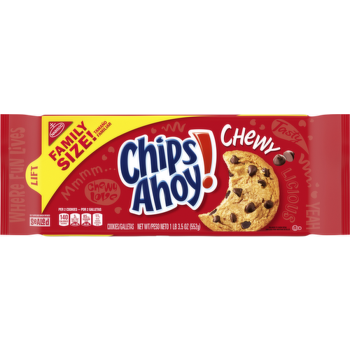 Chips Ahoy Chewy Family Size 19.5 oz