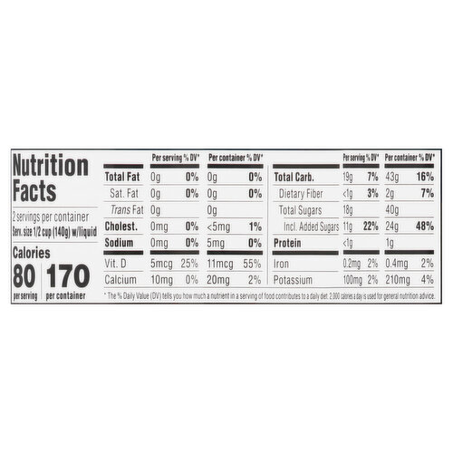First Street Mandarin Oranges, in Light Syrup, Whole Segment