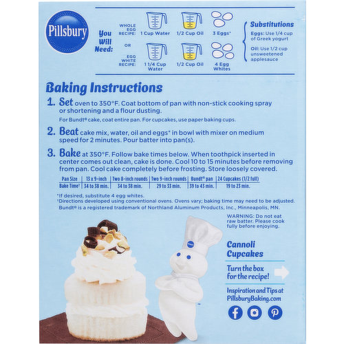 Pillsbury™ Bakers Plus Yellow Cake Mix 50 lb Bag – Bake Supply Plus