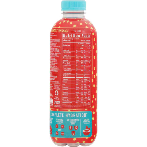 Roar Strawberry Lemonade, Organic