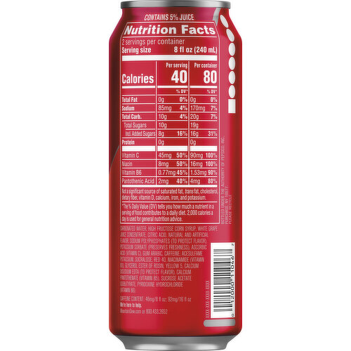 Mtn Dew Juice Drink, Fruit Punch