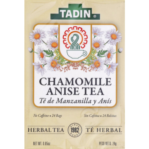 Tadin Herbal Tea, Chamomile with Anise