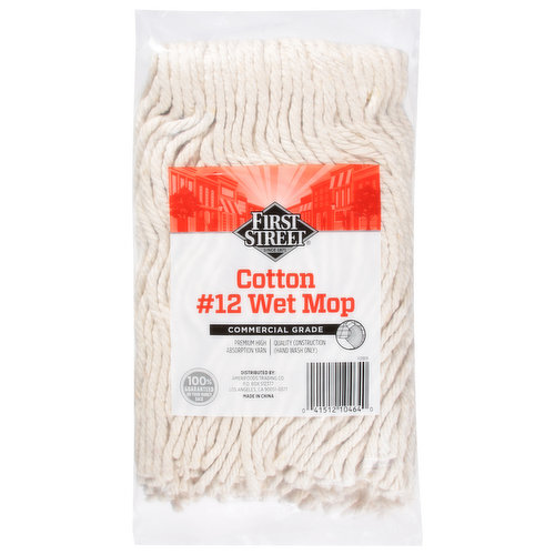 First Street Wet Mop, No. 12, Cotton