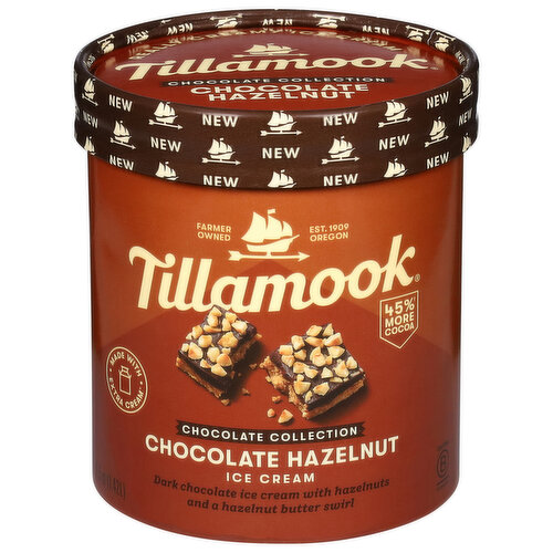 Tillamook Ice Cream, Chocolate Hazelnut