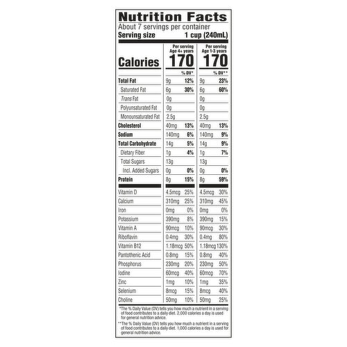 Horizon Organic Organic Whole Milk