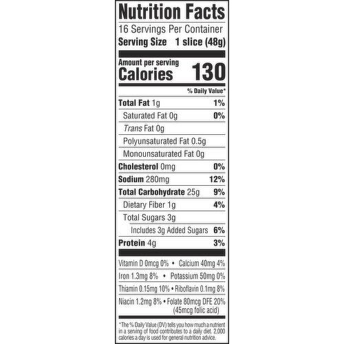 Oroweat Organic Rustic White Plain Bread, 27 oz