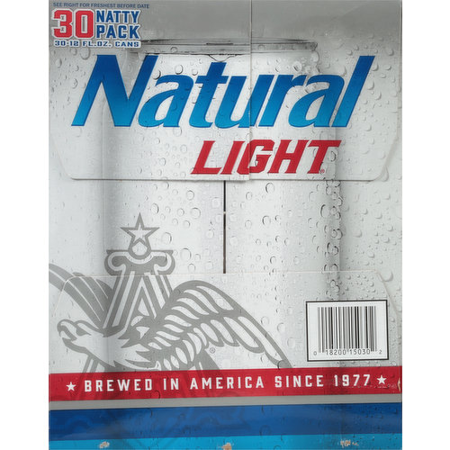 Natural Light Beer, 30 Natty Pack